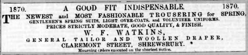Shrewsbury Chronicle April 22 1870