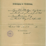 Julius Ellenbogen-Anna Hermann Marriage Cert 1911