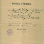 Julius Ellenbogen-Anna Hermann Marriage Cert 1911