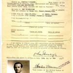 Max Ellenbogen Entrance to US 1945