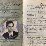Hans Peter's Alien Registration Card