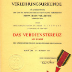 Civil Cross and Certificate